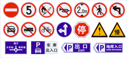 交通停車場標志